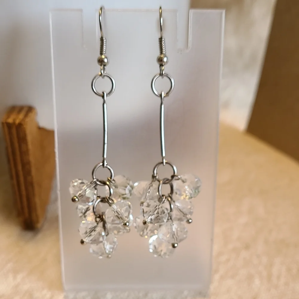 Unbranded Elegant Silver Dangle Earrings Vintage Fashion Costume Ladies‎ Event